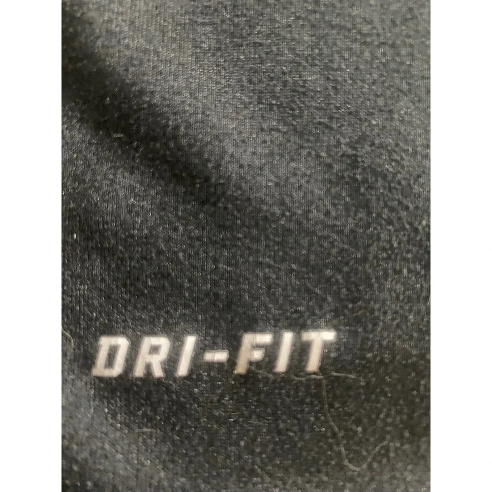 Nike Dri-FIT T-Shirt Mens XXL Black Good Short Sleeve Athletic Swoosh Logo